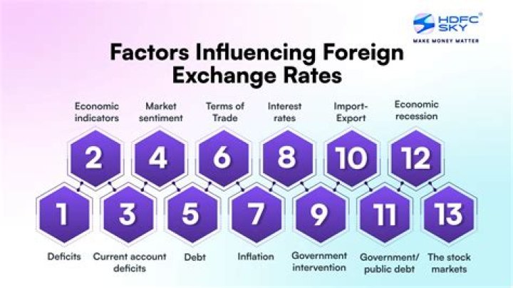 What are the 8 factors that affect foreign exchange rate?