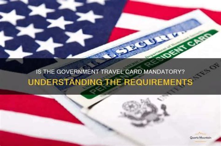 What are the benefits of using a government travel card?