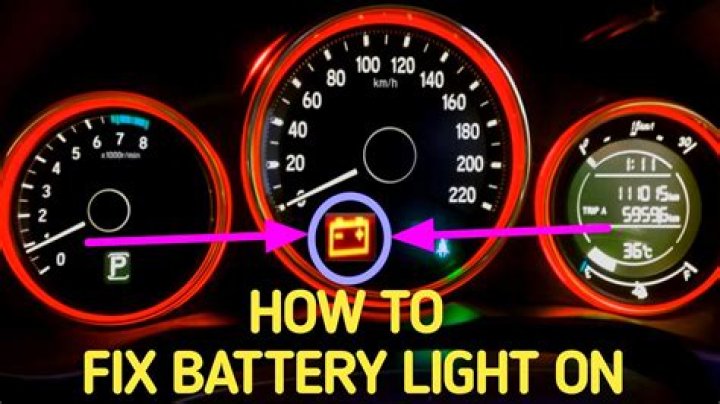 What causes the charging system light to come on?