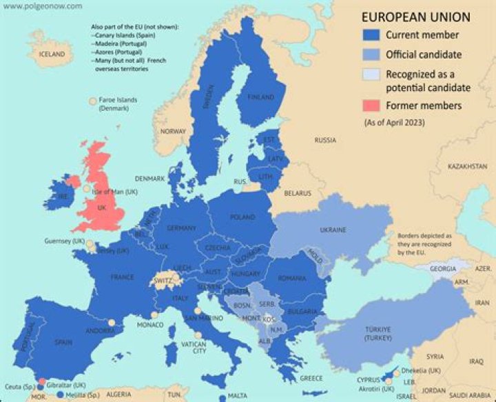 What country joined the EU in 1973?