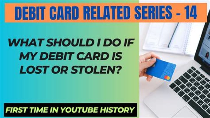 What do I do if my debit card is broken?