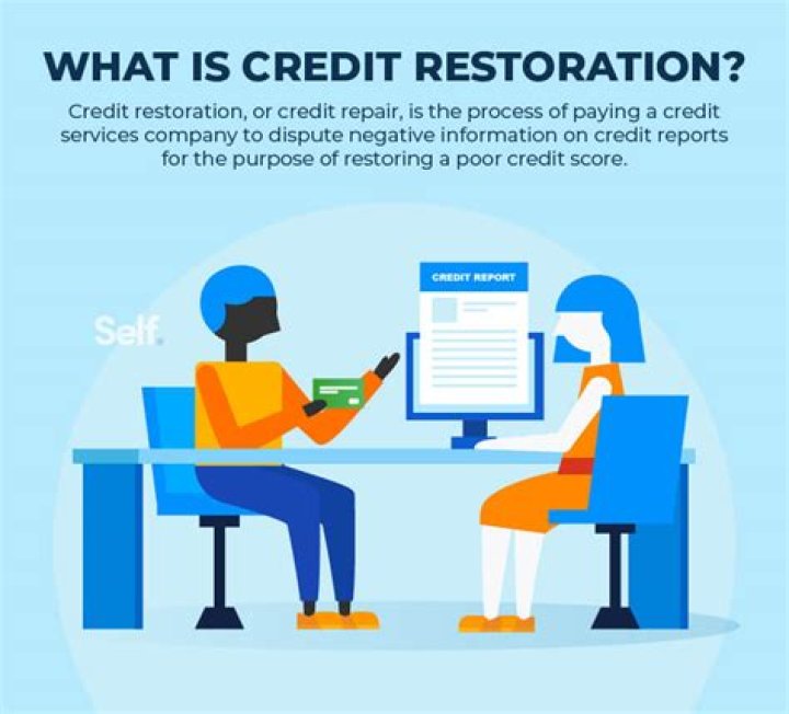 What does a credit restoration company do?