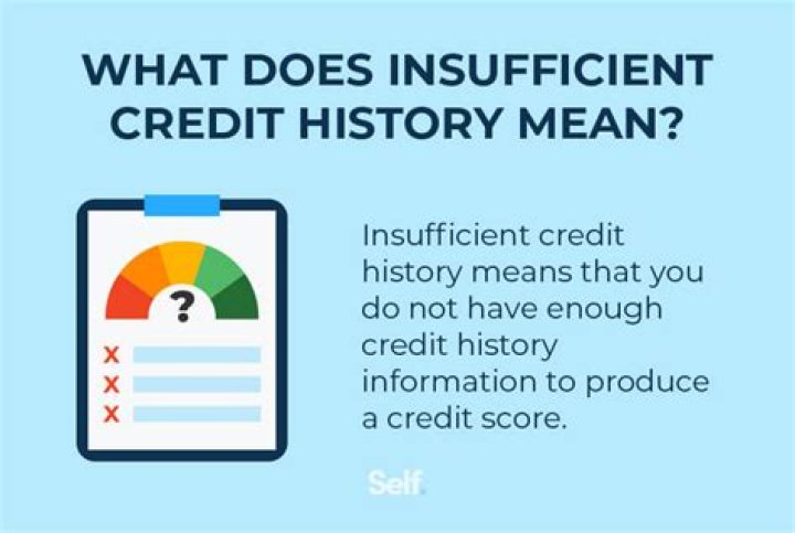 What does insufficient credit references mean?