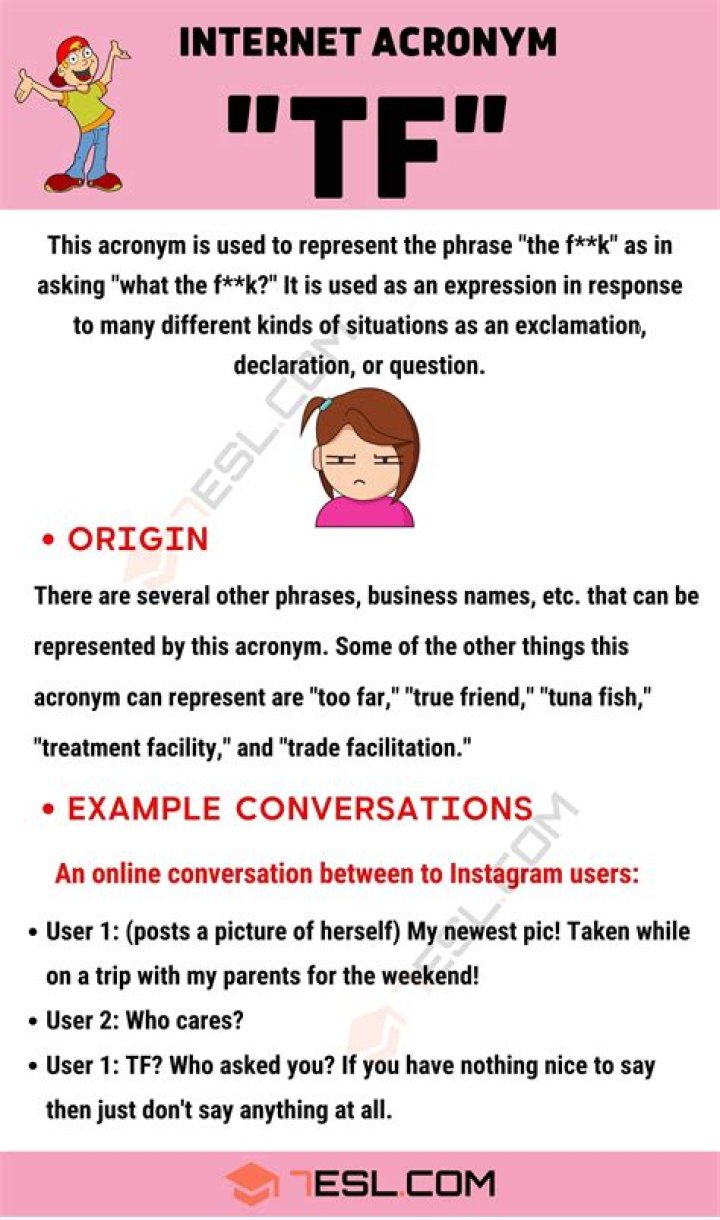 What does TF mean?