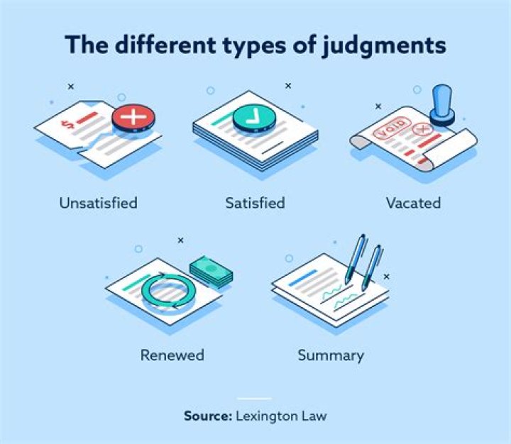 What happens if a person does not pay a civil judgment?