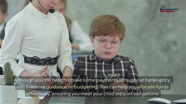 What happens to child support during bankruptcy?