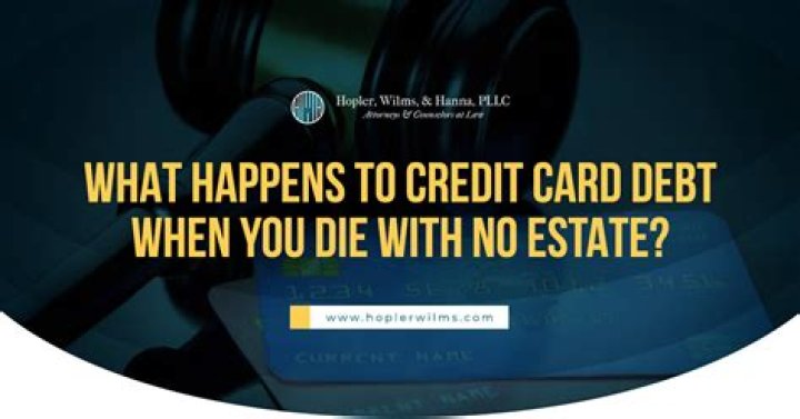 What happens to credit card debt when you die in Pennsylvania?