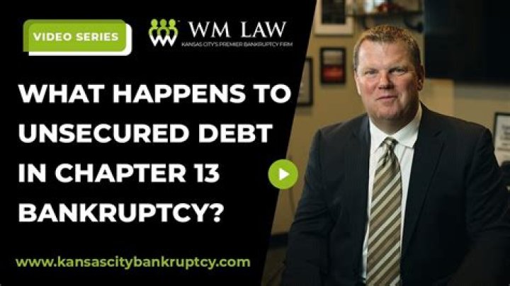 What happens to the debt in Chapter 13?