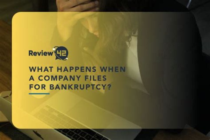 What happens when a company files for bankruptcy and you owe them money?