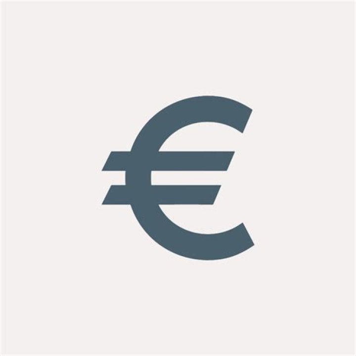 What is a euro symbol look like?