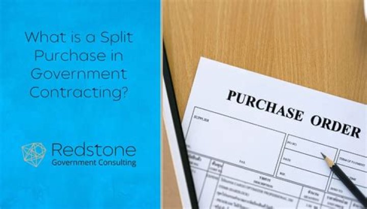 What is a split purchase?