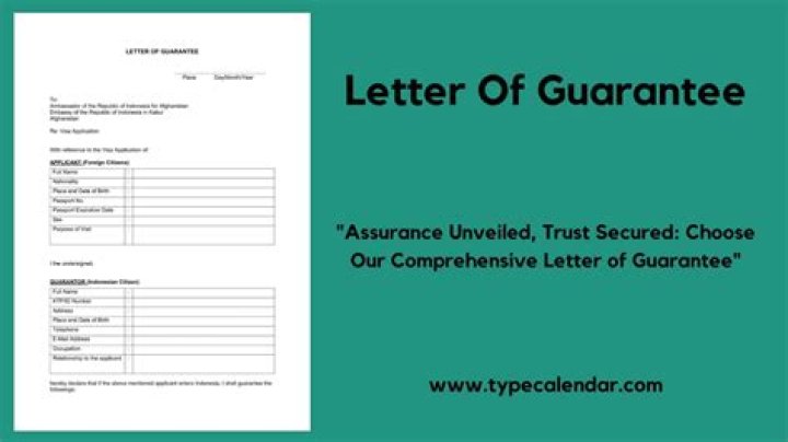 What is a standby guarantee?