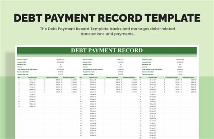 What is an example of debt service?