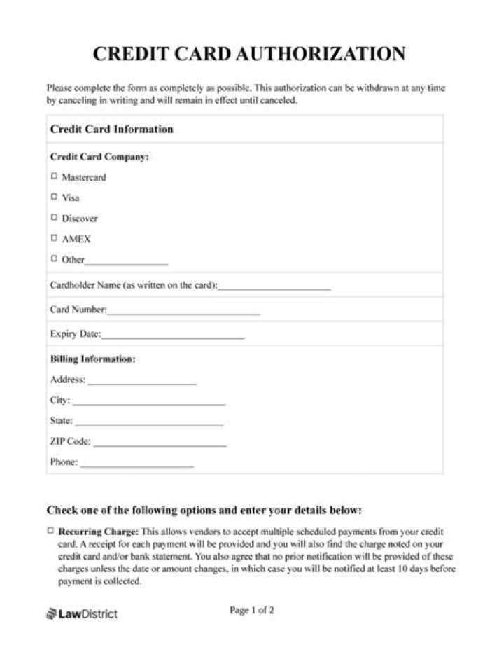 What is credit card authorization?