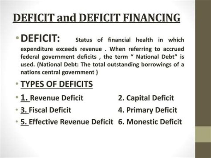 What is deficit financing and what is public debt?
