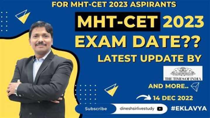 What is the date of MHT CET Exam 2021?