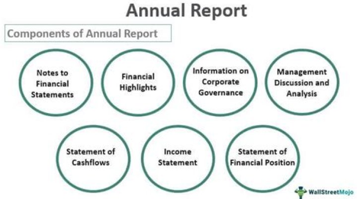 What is the structure of annual report?