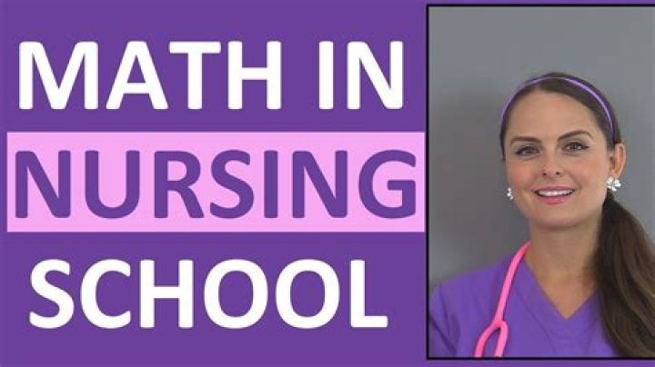 What math skills do nurses use?