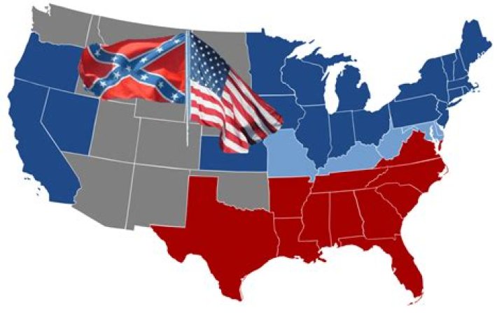What states lead confederates?