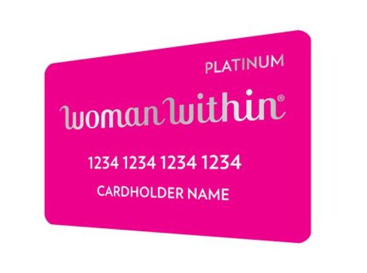 What stores can you use your woman within credit card?
