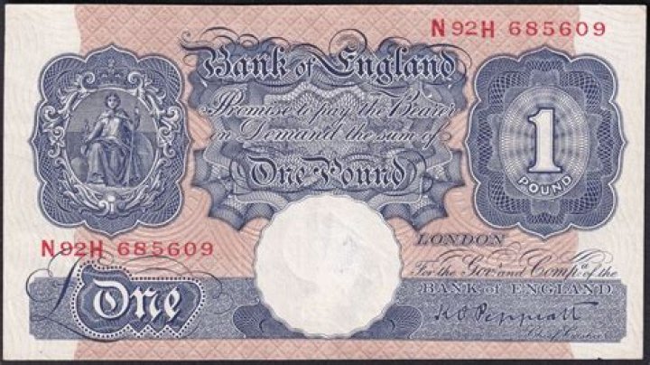 What was a British Pound worth in 1939?