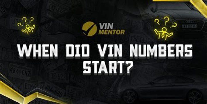 When did Oen numbers start?