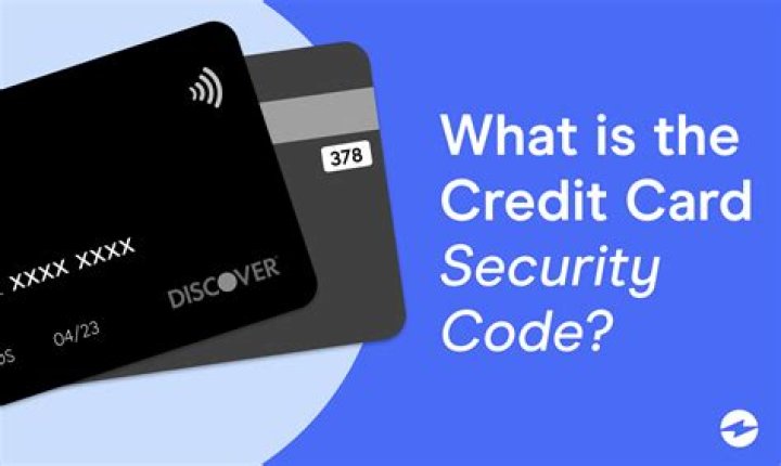 Where is the security code on a Visa credit card?