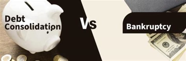 Which one is better consolidation or bankruptcy?