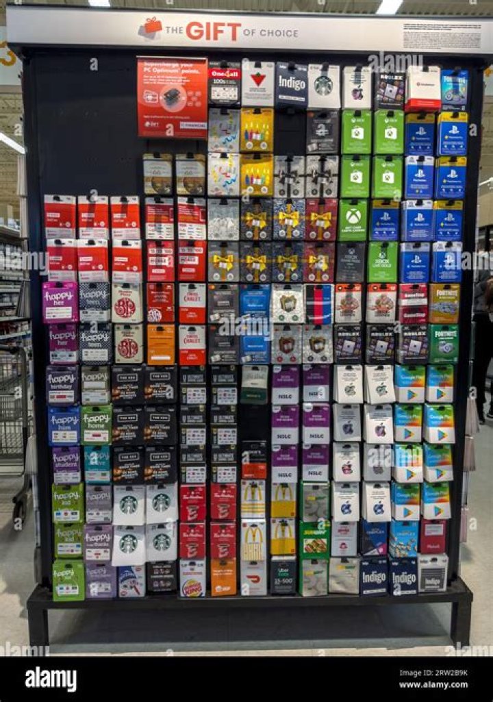 Which retailer sells the most gift cards?