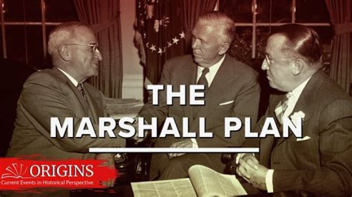 Who created the Marshall Plan?