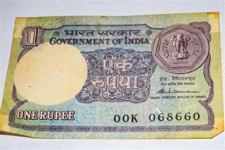 Who signs 1 rupees note in India?