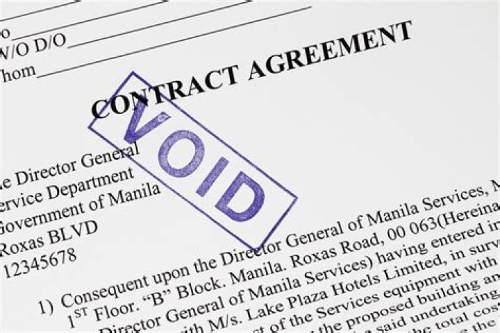 Why is a minor agreement void?