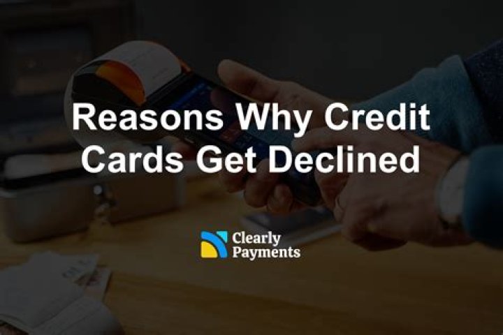 Why is my credit card being declined for online purchase?